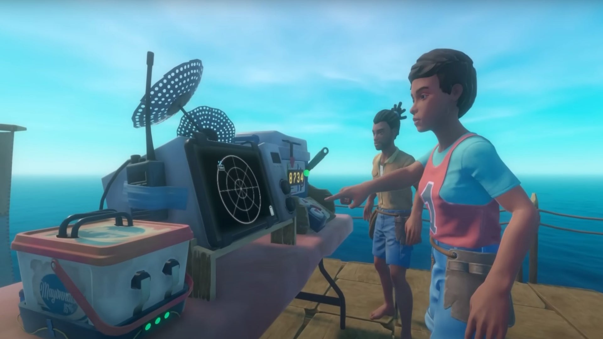 Raft How to build Engine Controls VG247